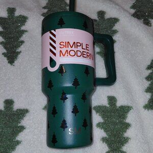 Simple Modern green tree tumbler
